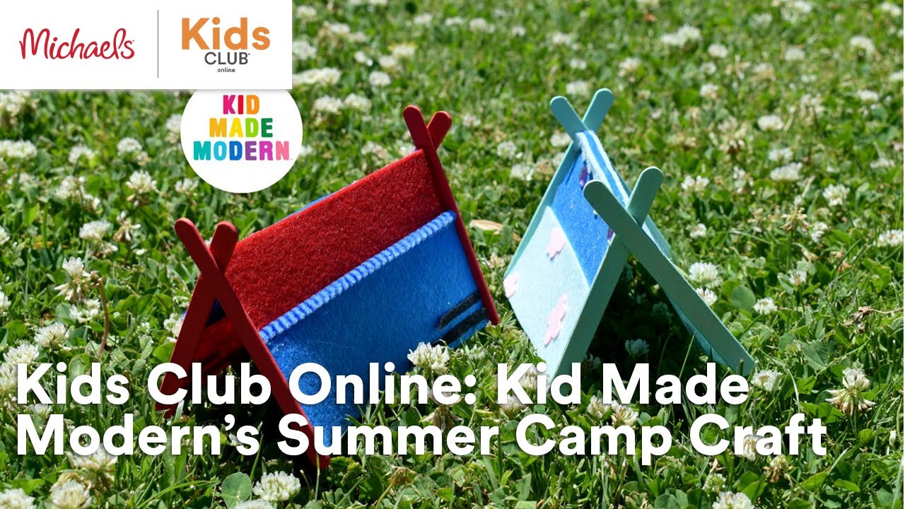 Kids Club Online: Kid Made Modern’s Summer Camp Craft | Michaels