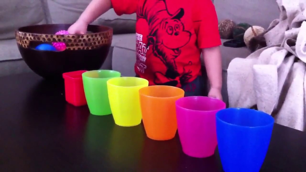 Learning Colors Activity for Toddlers and Preschool Kids.