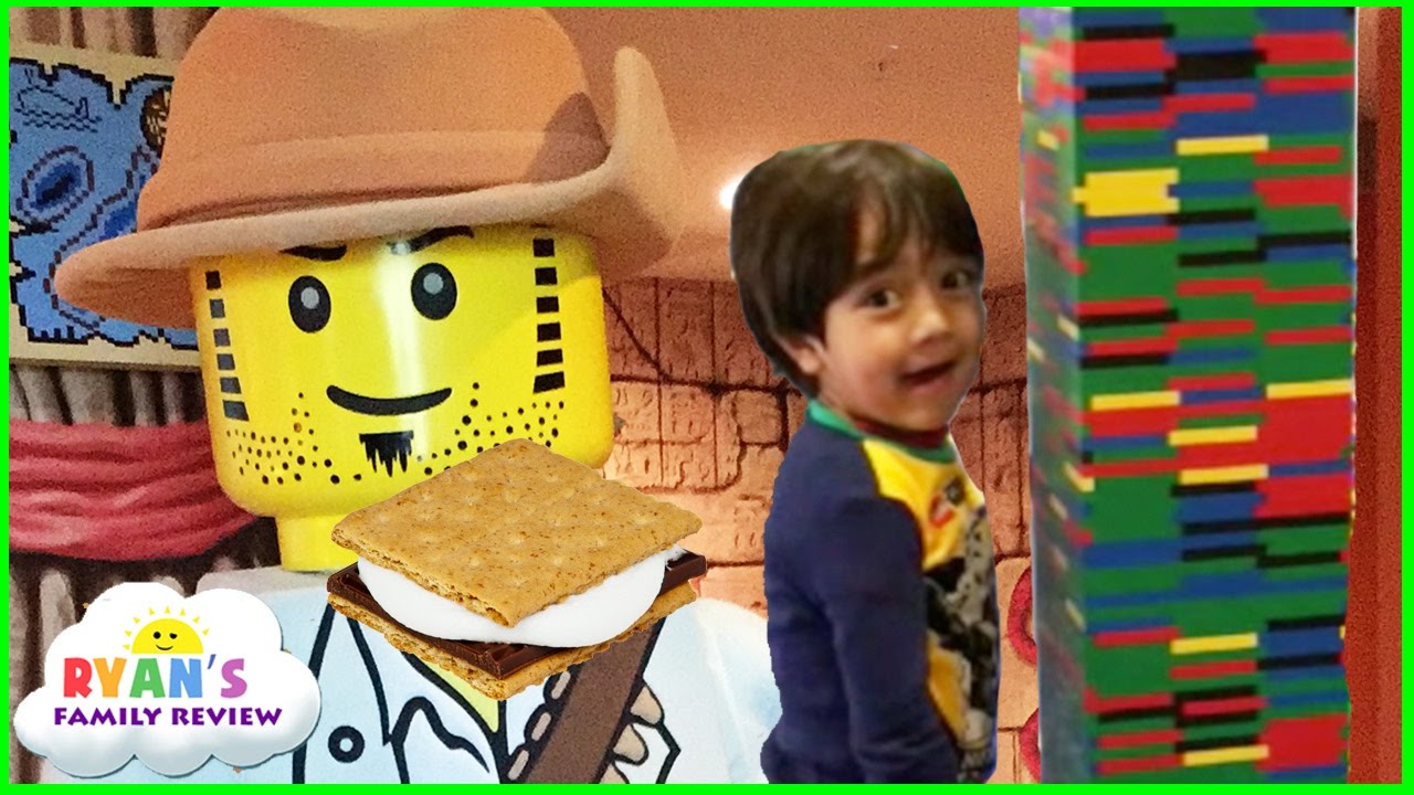 Legoland Hotel Family Fun Activities for Kids! Character Breakfast + Campfire smores + Lego building