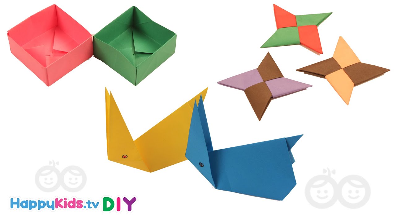 Origami Craft at Lock down | Paper Crafts | Kid's Crafts and Activities | Happykids DIY
