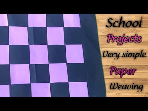 Paper Weaving How to make  paper weaving kid Activity paper strip weaving