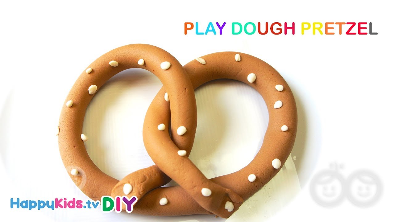 Play Dough Pretzel | PlayDough Crafts |  Kid's Crafts and Activities | Happykids DIY