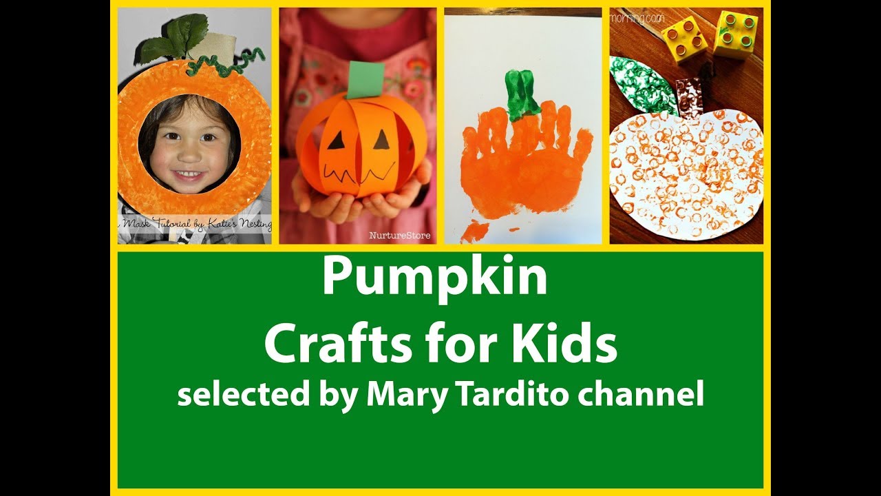 Pumpkin Crafts for Kids – Halloween Kid Crafts Ideas