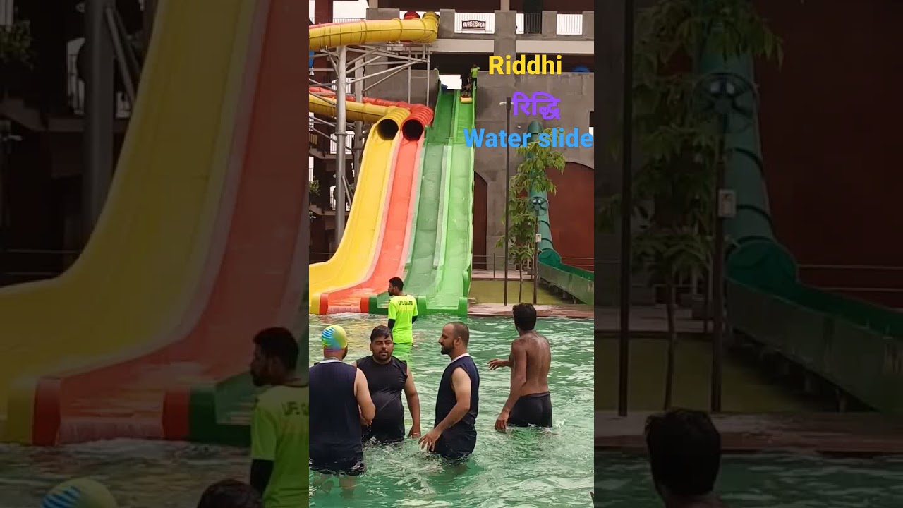 Riddhi (रिद्धि) ने की waterslide activities | Riddhi at Wonderland | वाटरपार्क | kids Riddhi show