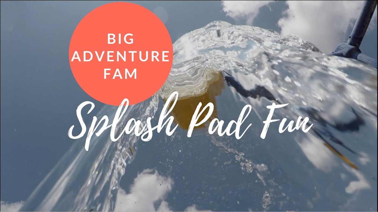 SPLASH PAD FUN! | Cute Kids Video | Kid fun activities outside play splash pad GoPro Hero