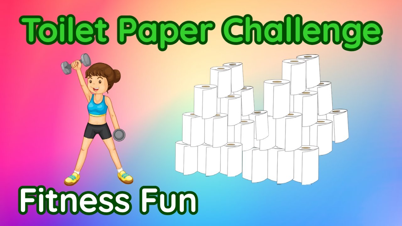 Toilet Paper Challenge - Physical Education at Home | Activity for Kids and Families | Fix and Play