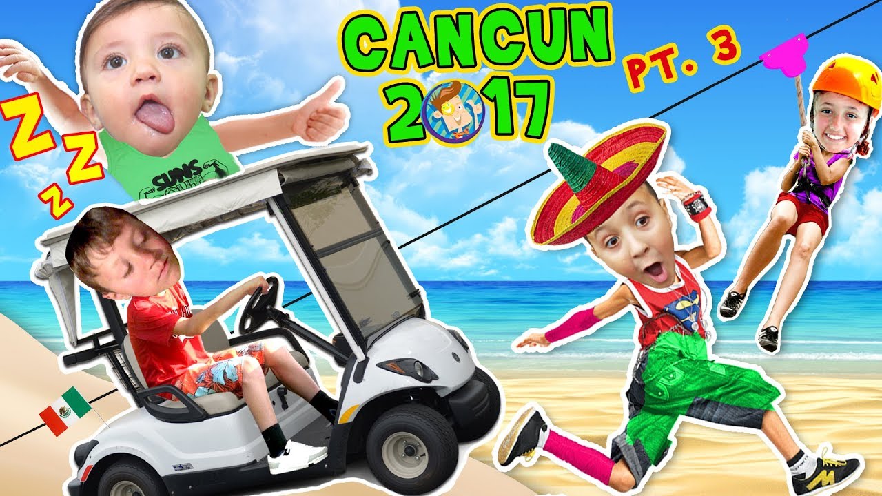 UPTOWN FUNK DAY CRAY CRAY ♬ Summer Activities 4 Family Kids FUNnel V Cancun Mexico Vlog Pt