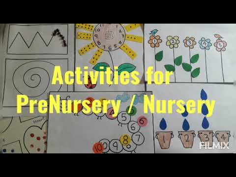 easy activity for kids/ Activities for preSchoolers/ Nursery activity/ Number activity for kids