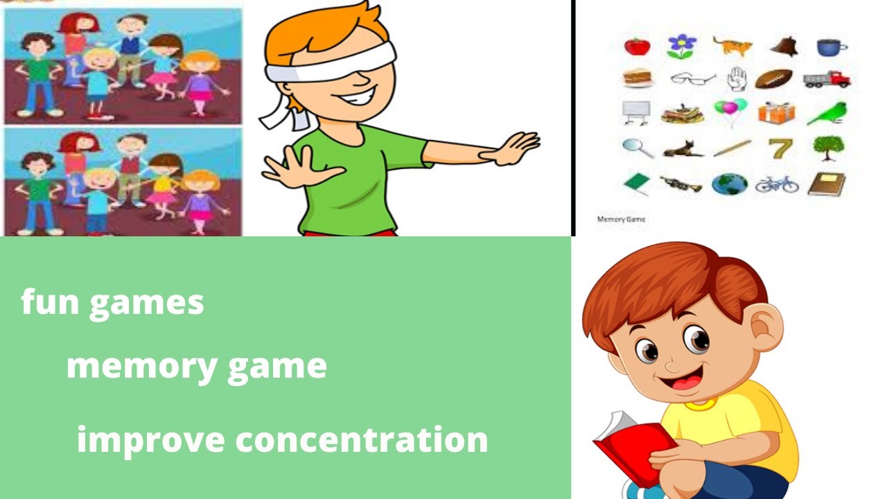 memory games for kids/ activities to improve concentration and focus/enhance observation skill
