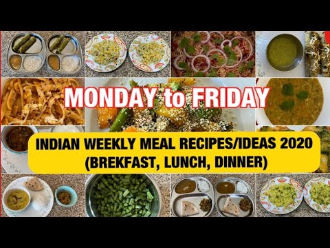 Indian weekly healthy meal planning 2020 . KIDS HEALTHY MEAL RECIPES & IDEAS !