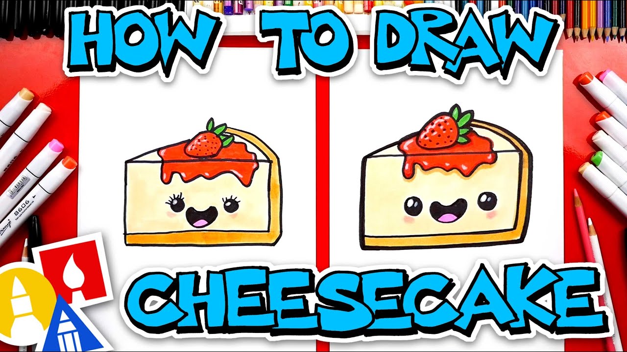 How To Draw Funny Cheesecake