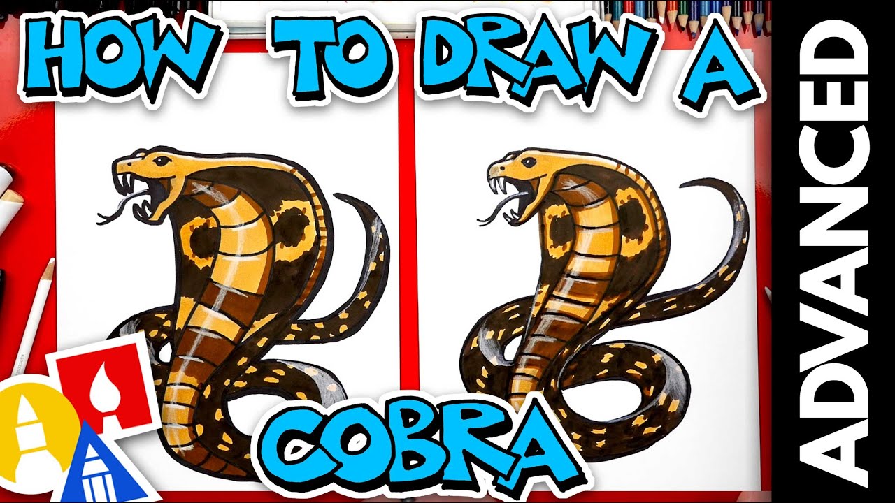 How To Draw A Snake - Cobra - Advanced
