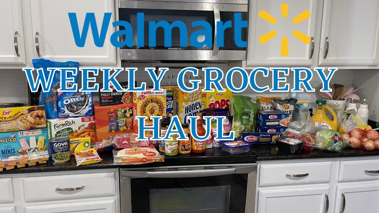 WEEKLY WALMART GROCERY HAUL | FAMILY OF 5 GROCERY HAUL | KID FRIENDLY MEAL IDEAS
