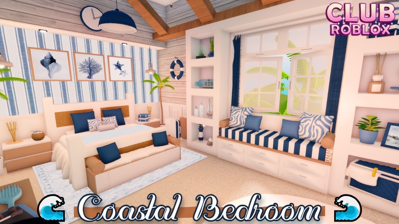 Coastal Bedroom 🌊🌴 || Speed Build || Club Roblox