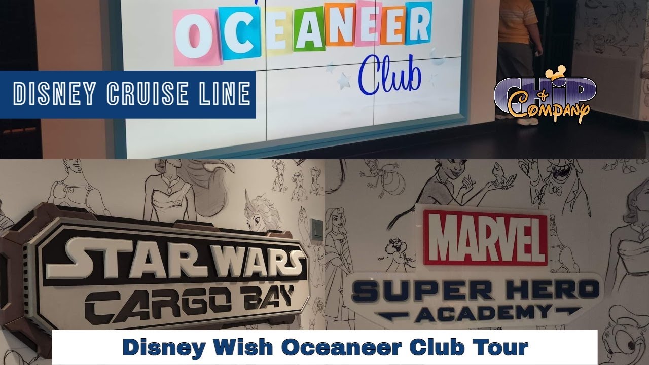 Disney Wish Inside the Oceaneer Club for Kids Disney Cruise Line