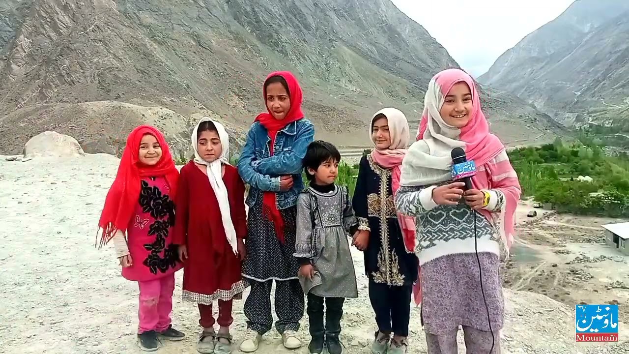 Mountain Kids Hiking and Tracking Children learning activities Kids Club Gilgit Baltistan Pakistan