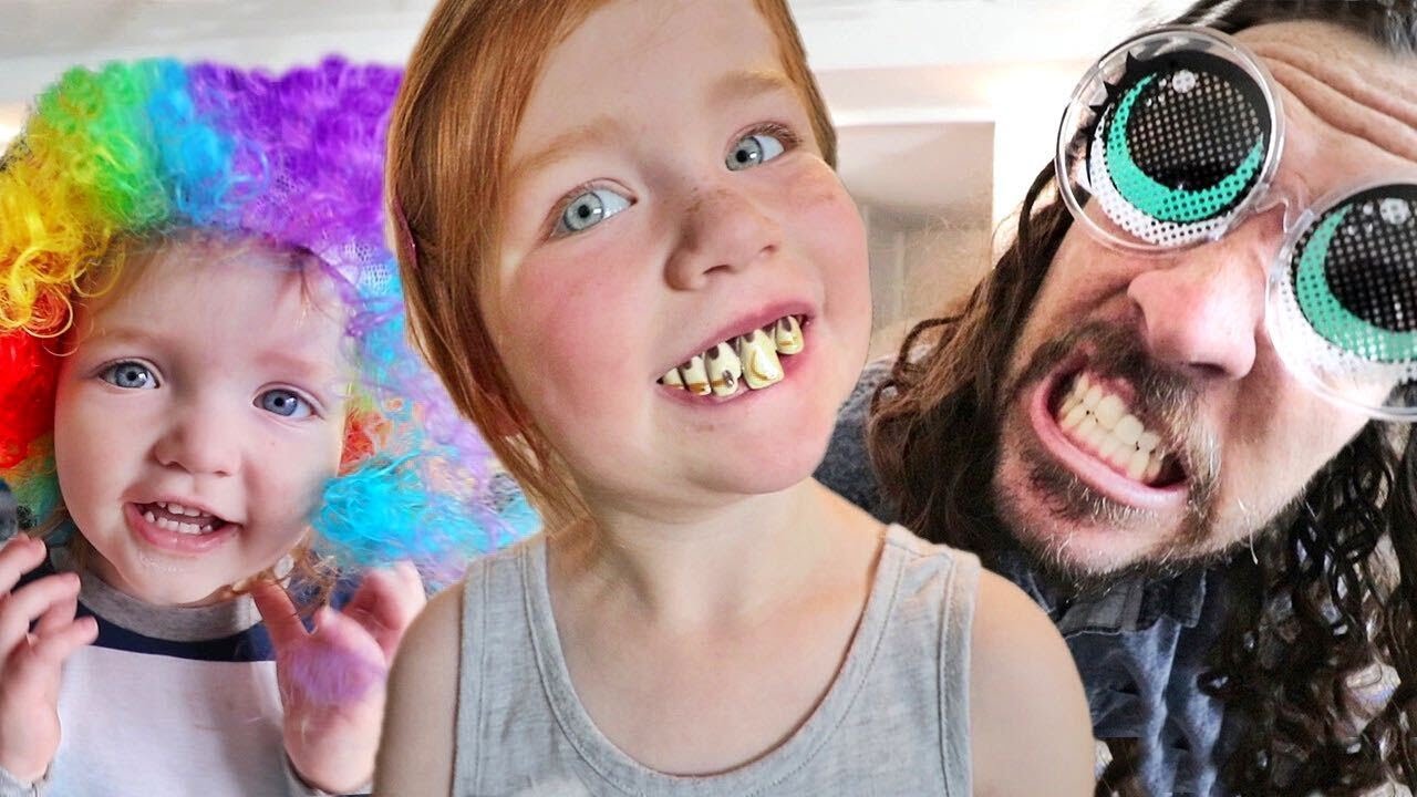 FAMiLY COSTUME SHOW!!  Niko & Adley do a pretend play makeover! kids spin to choose our random day!