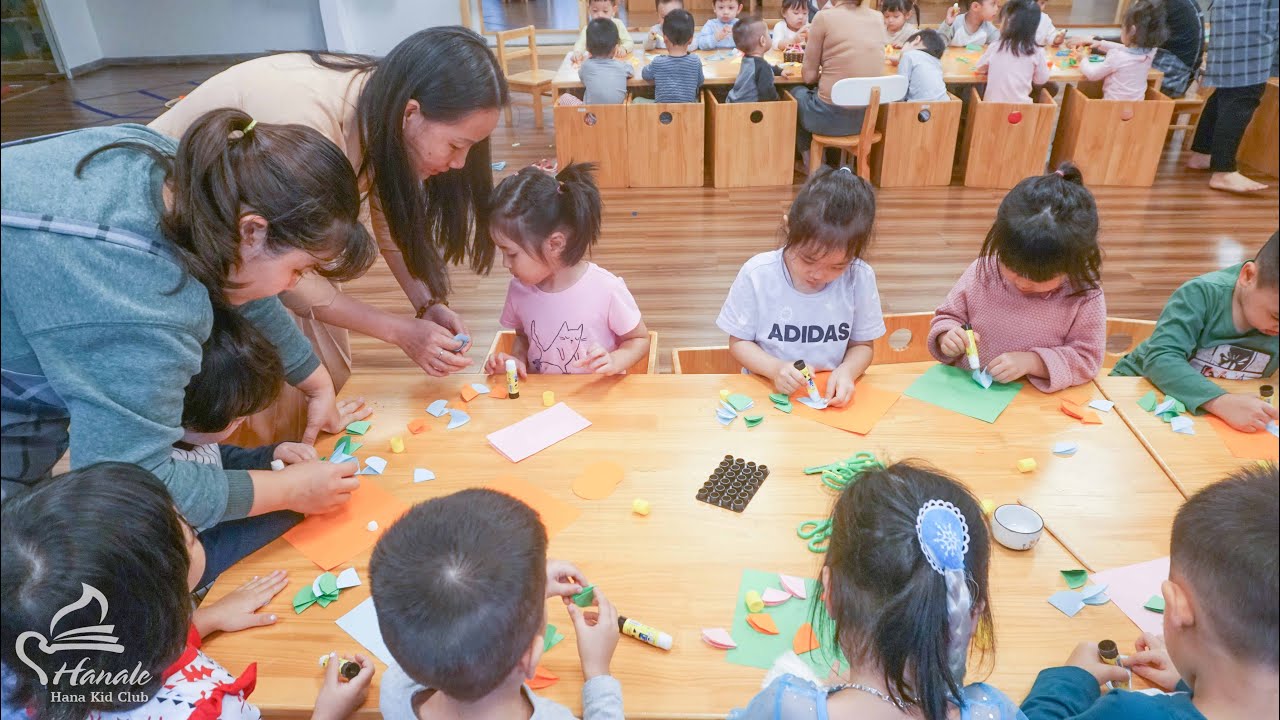 [Hana Kid Club] Lớp gấp giấy Origami tại trường mầm non Butterfly Kindergarten