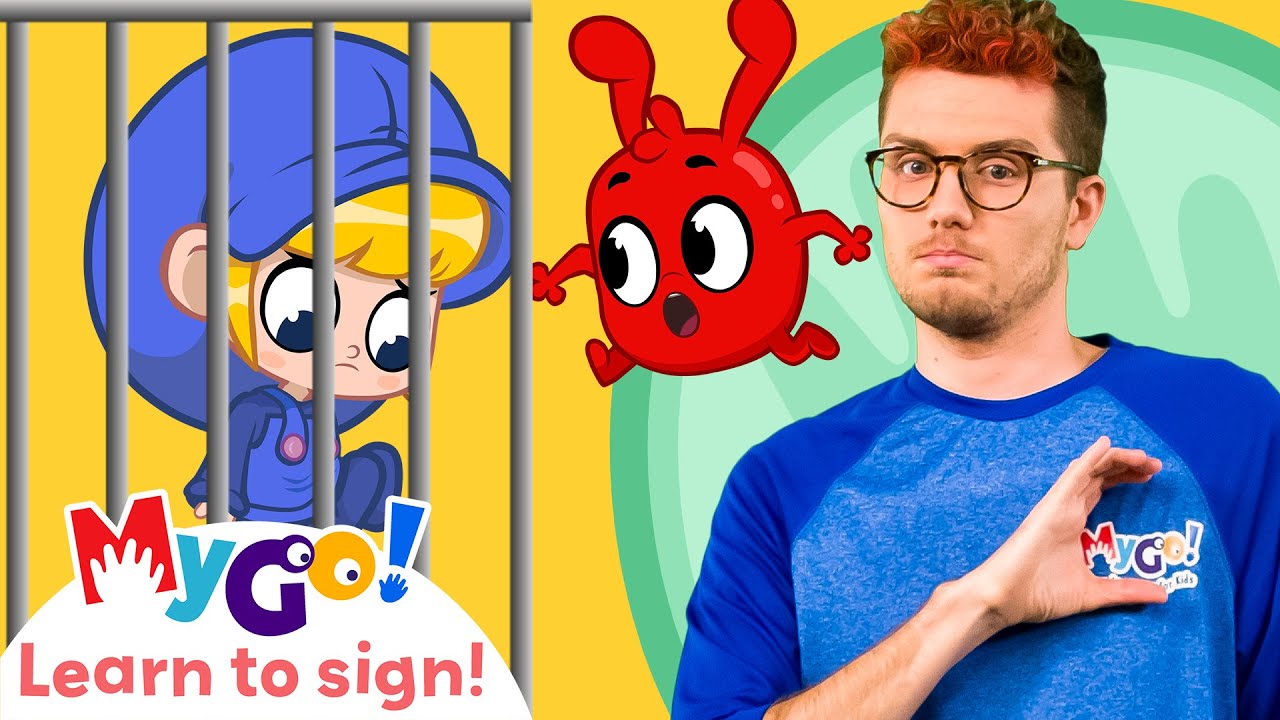 Learn Sign Language with Morphle!  Mila In Jail  | MyGo! | ASL for Kids