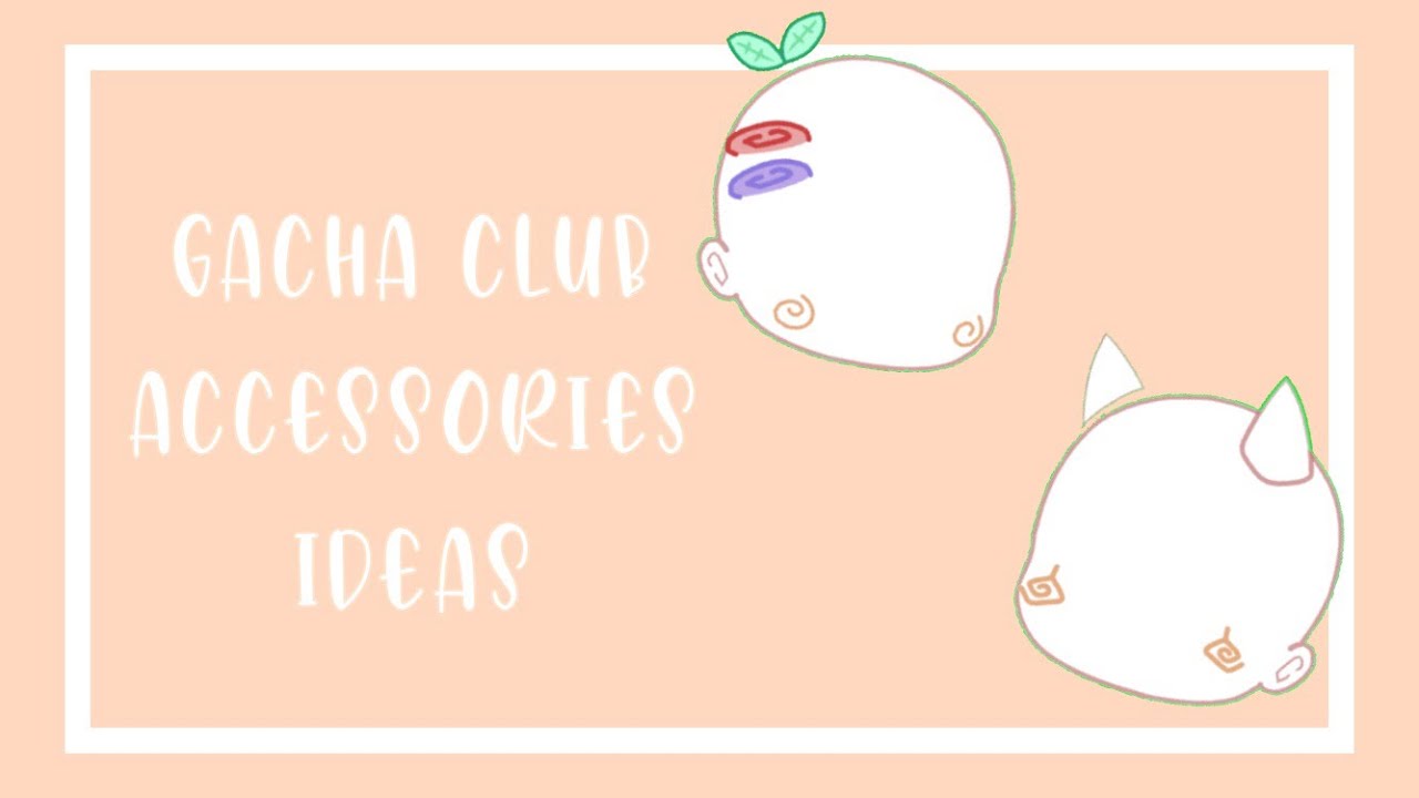 ☁︎︎ Gacha Club Accessories Ideas ☾ || #gachaclub || #gachacluboutfitsideas || #freetouse